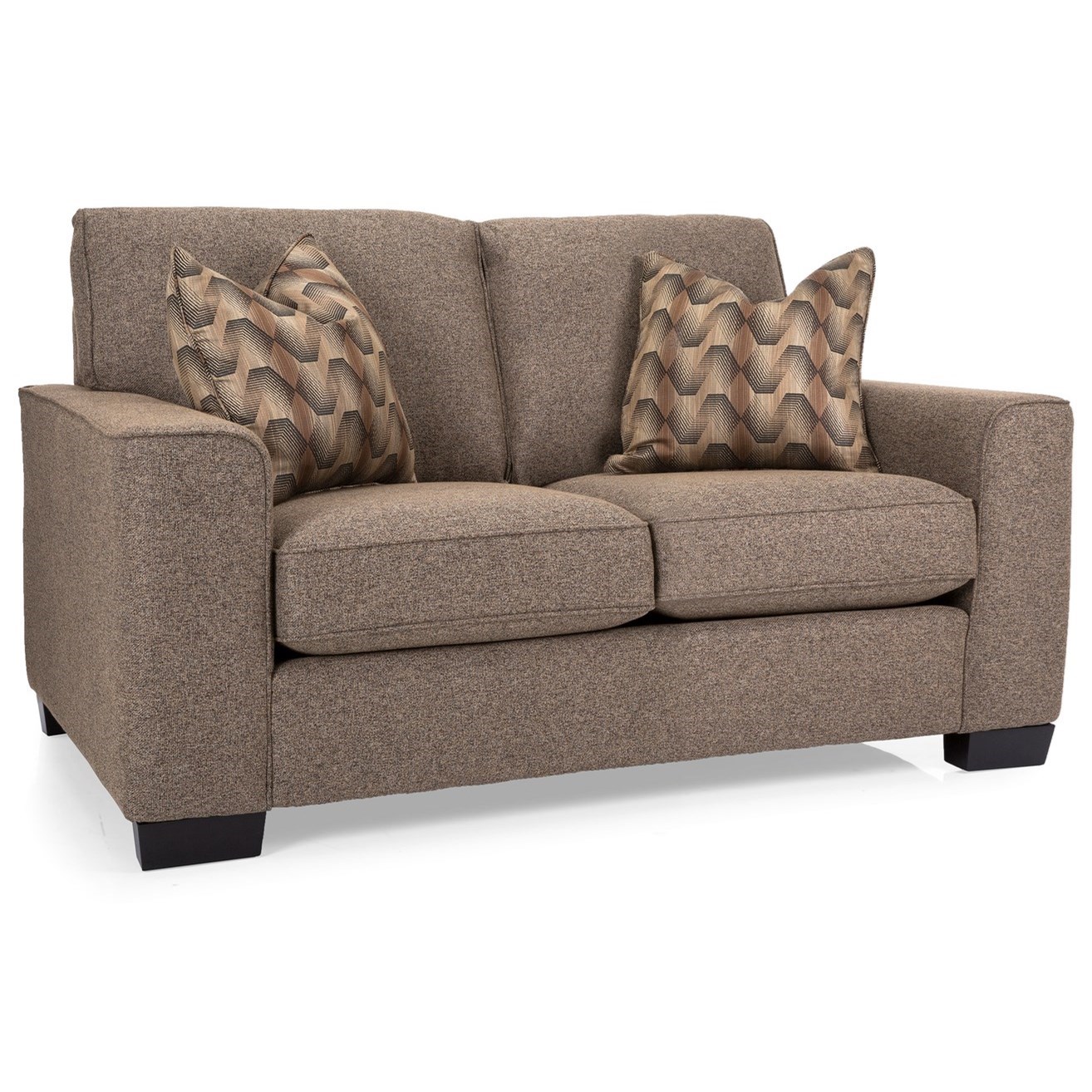 DecorRest 2483 Causal Loveseat with Track Arms Sheely's Furniture